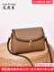 母亲节礼物包包2025新款时尚棕色小方包复古百搭单肩包精致斜挎包