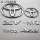 Logo xe hơi Ruizhi mới và cũ Hình dán xe REIZ Logo mạng Trung Quốc Logo chữ FAW Toyota logo 2.5V logo phía trước logo cốp sau dán đề can xe ô tô tem xe ô to đẹp