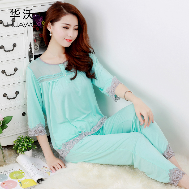 Pyjama pour femme        à manches - Ref 2994834 Image 3