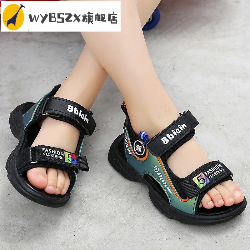 Chàng trai Sandals 2020 Nguyên Đán Trẻ em Hàn Quốc Version giày bãi biển mùa hè trẻ em dép thở bé trai giày.