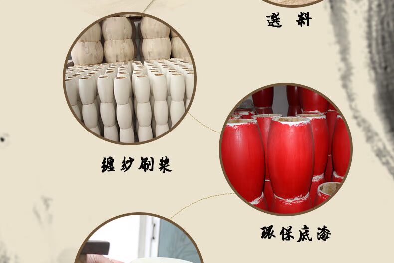 Qin Xiangtang Trống trâu 14 inch trống phẳng Trống trống trống trống Đội trống chuyên nghiệp quốc gia ống sáo