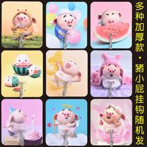 Hanging strong adhesive paste cute kitchen bedroom hooked wall dormitory bathroom hooked without trace punch bonding