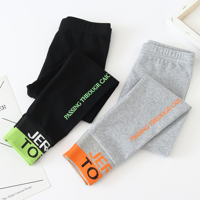 Girls' underwear, spring clothes, outer wear, 2021 new children's suits, spring and autumn pants, Western style, big children's thin spring clothes