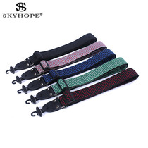 skyhope fashion guitar shoulder strap polka dot nylon plus cotton folk song classical acoustic guitar electric guitar bass strap