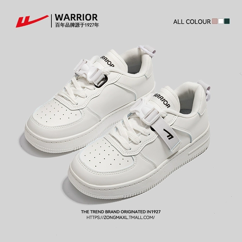 Warrior, туфли, белая обувь, универсальная спортивная повседневная обувь для отдыха на платформе, трендовые кроссовки, 2023, осенние, тренд сезона