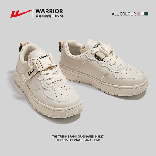 Warrior, туфли, белая обувь, универсальная спортивная повседневная обувь для отдыха на платформе, трендовые кроссовки, 2023, осенние, тренд сезона