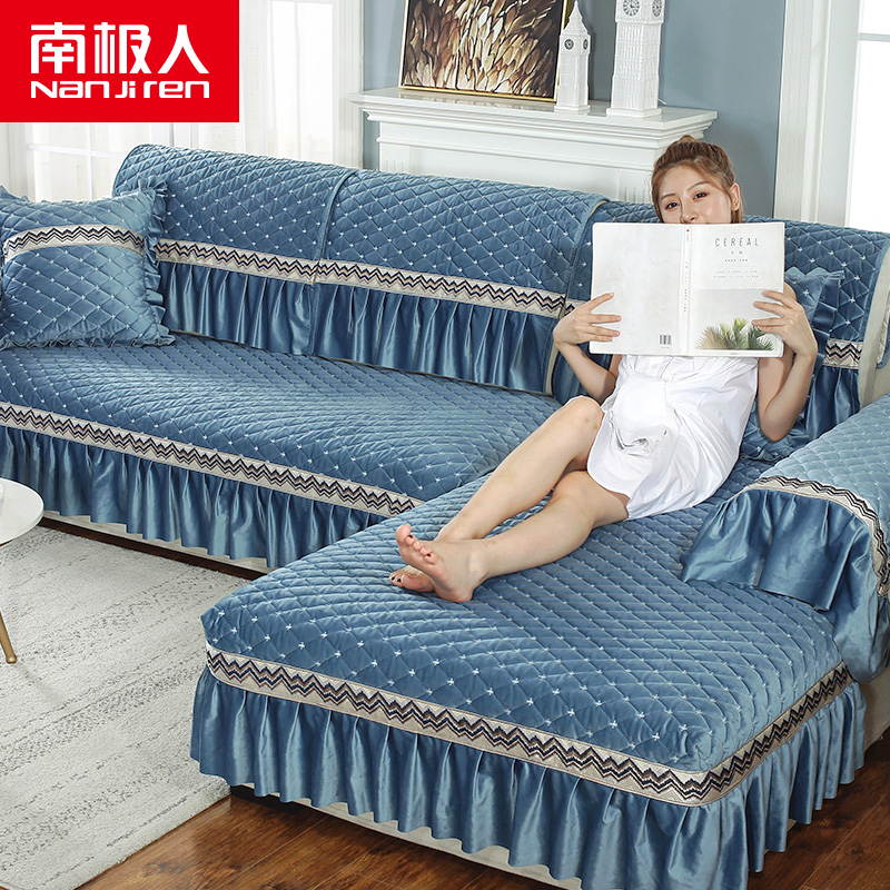 Sofa Cushions All Season Universal Sofa Cover All-bag Universal Set Anti Slip Upscale Winter Thickened Cushion Cover Cloth Towels