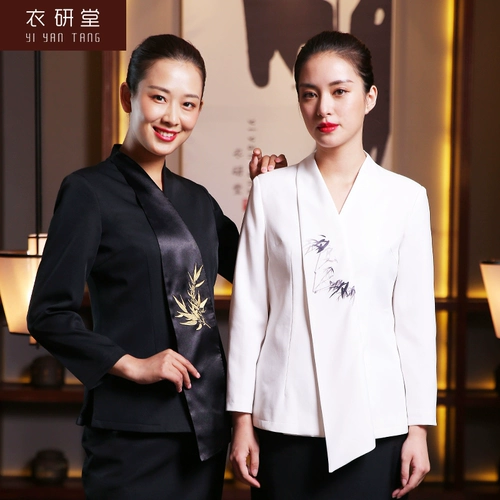 衣研堂 Лонгслив для работы, осенний пуховик, китайский стиль