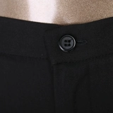 Рабочие черные штаны для работы, свободный прямой крой