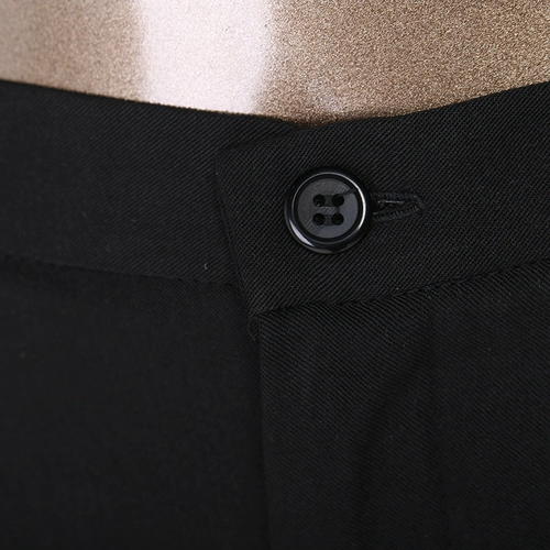 Рабочие черные штаны для работы, свободный прямой крой