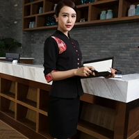 Черный кассовый реестр с коротким рукавом