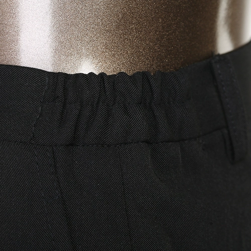 Рабочие черные штаны для работы, свободный прямой крой