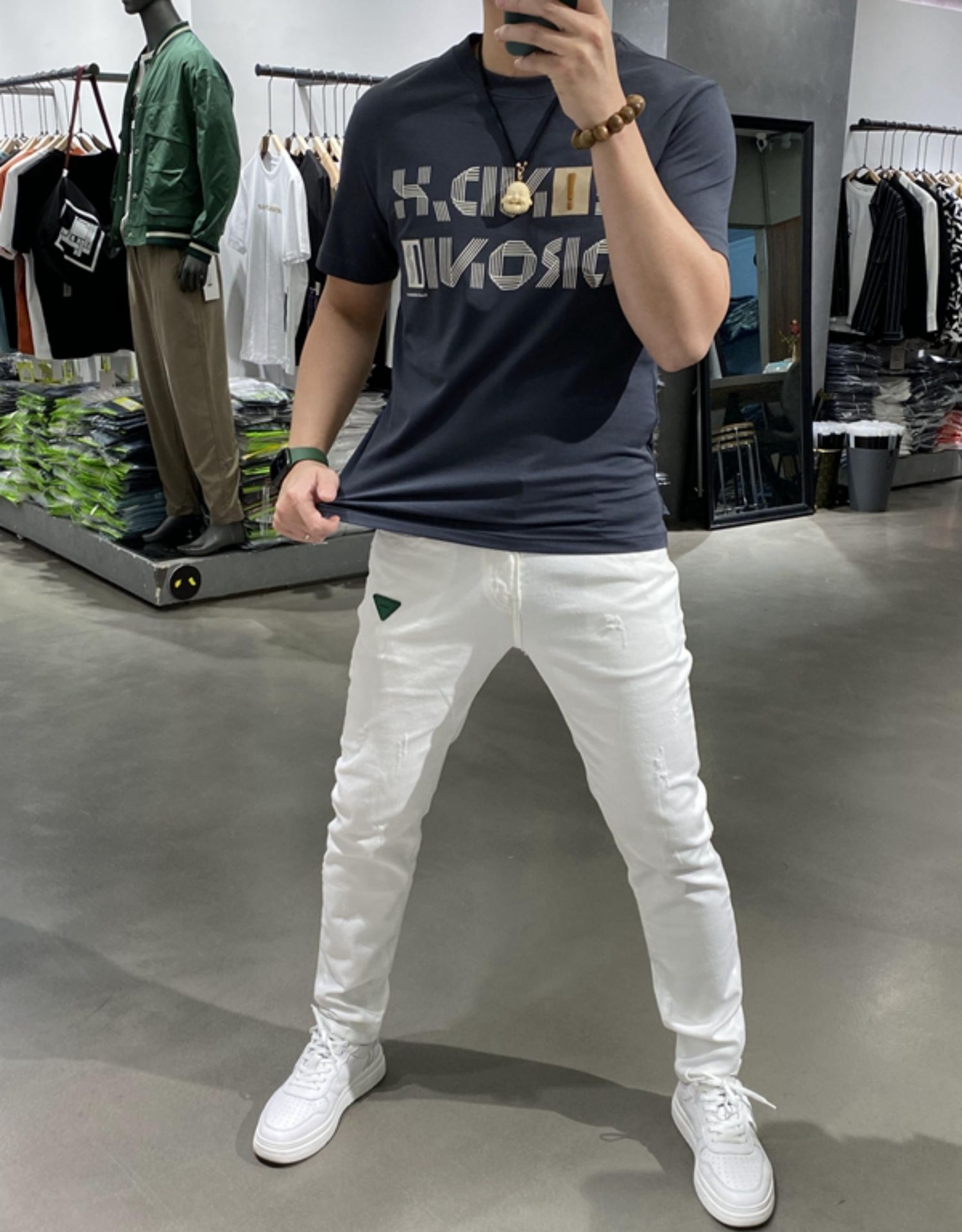 T-shirt corta per bambino in puro cotone con stampa lettera sul petto, vestibilità slim, top rosso a rete girocollo mezza manica, trendy_voghion.com