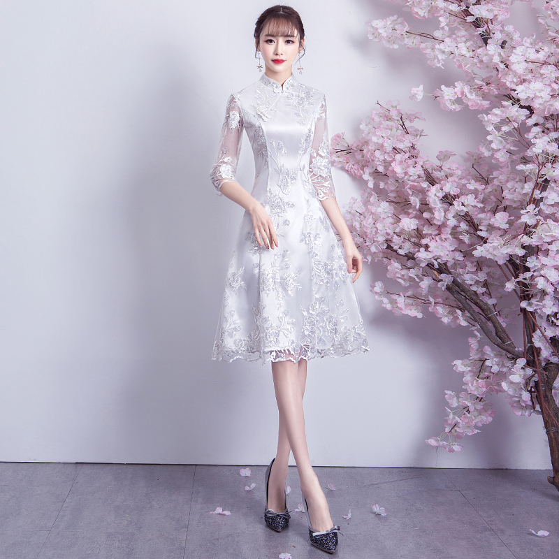  M+Rice white short skirt  
