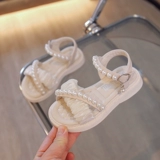 Летние сандалии, милая мягкая пляжная обувь для принцессы, слайдеры, мягкая подошва, подходит для подростков