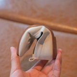 Девочки кожаные туфли 2024 весна и осень -новые девушки светлые сладкие туфли корейская булочка модные мягкие ноги суперзвезда молоко обувь