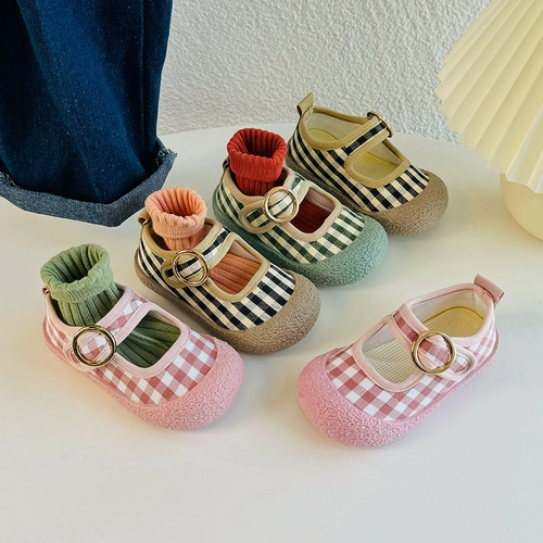 Тканевые летние детские туфли для раннего возраста для мальчиков, мягкая подошва