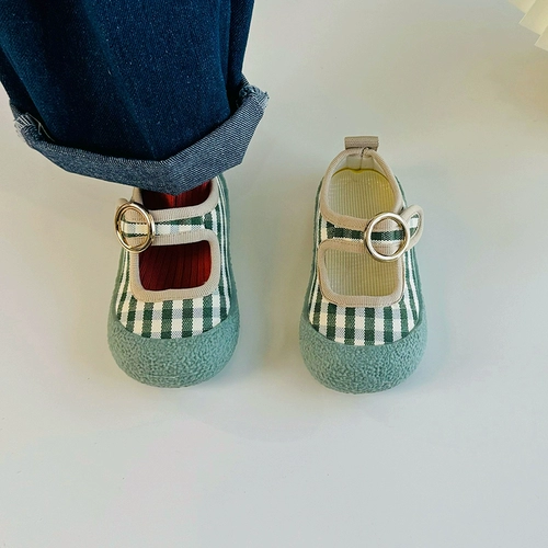 Тканевые летние детские туфли для раннего возраста для мальчиков, мягкая подошва