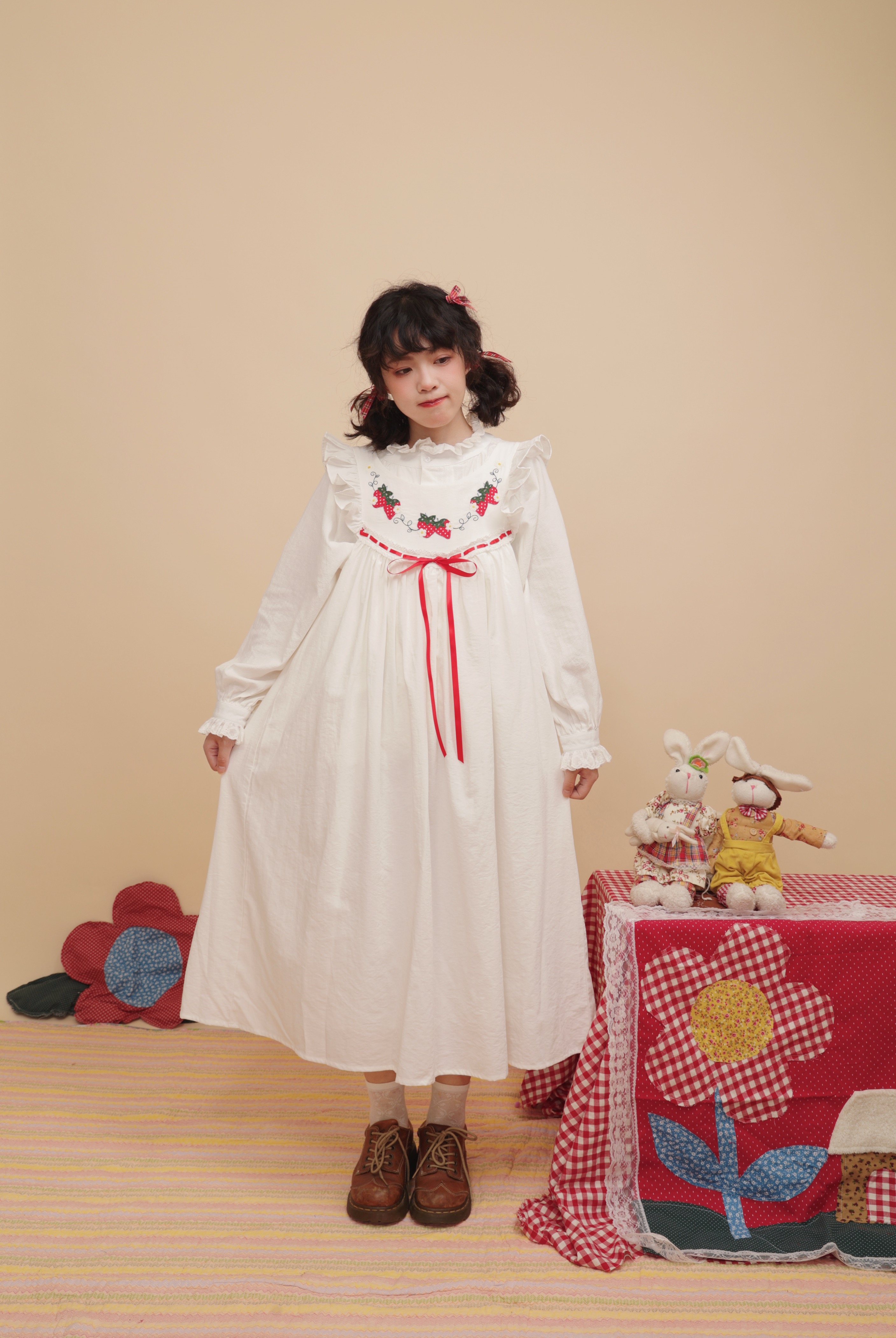 swankiss ストロベリークリームソーダーワンピース swankiss ストロベリークリームソーダーワンピース