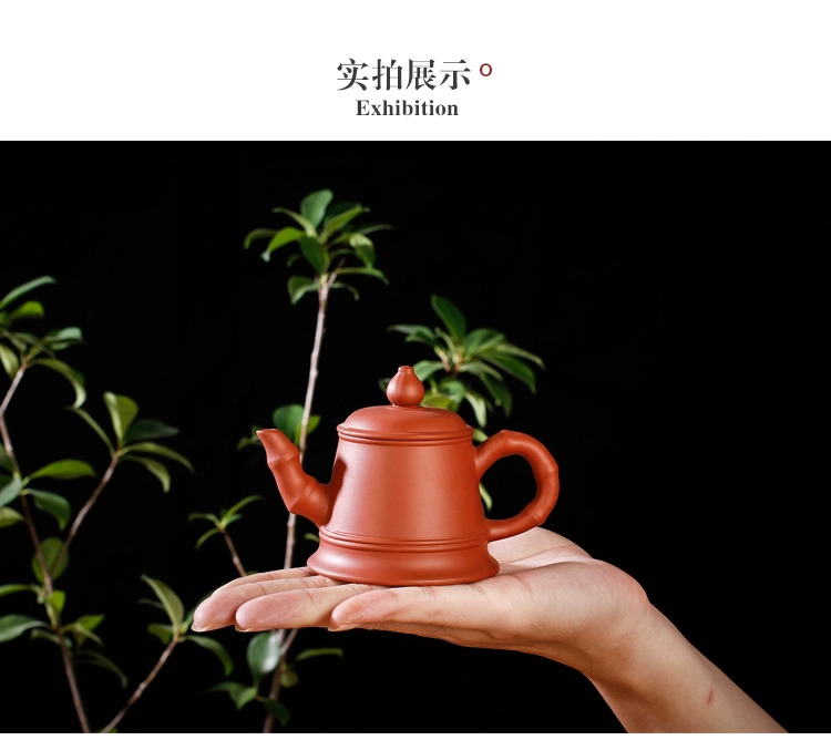 Bộ nồi cát tím handmade Xishi nồi nhỏ bị rò rỉ bộ lọc ấm trà đơn nồi gốm đặt bộ gốm - Trà sứ