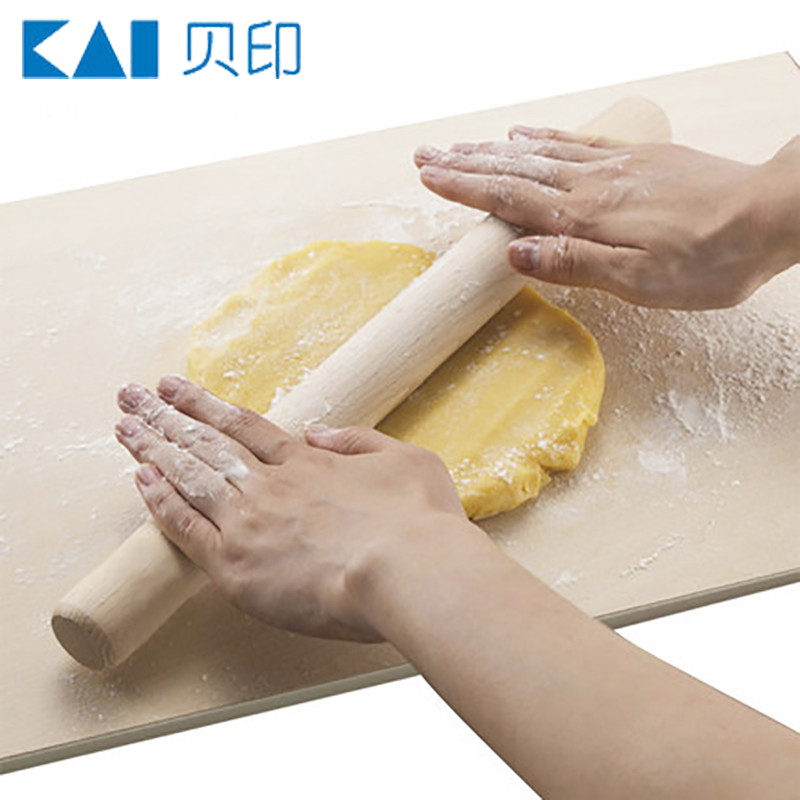 Beprint Japan imported flour stick stick 36cm baking tool solid wood rolling stick stick face stick DL-0337