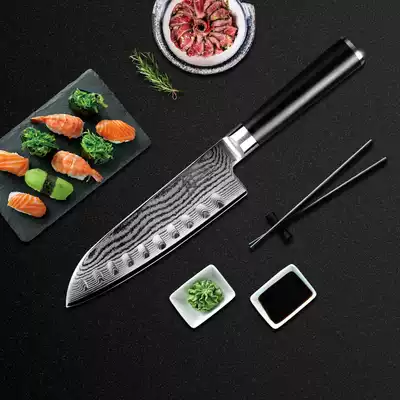 Xun Sande KAI Bei Yin Japan imported chef knife kitchen household cutting knife anti-stick kitchen knife Damascus