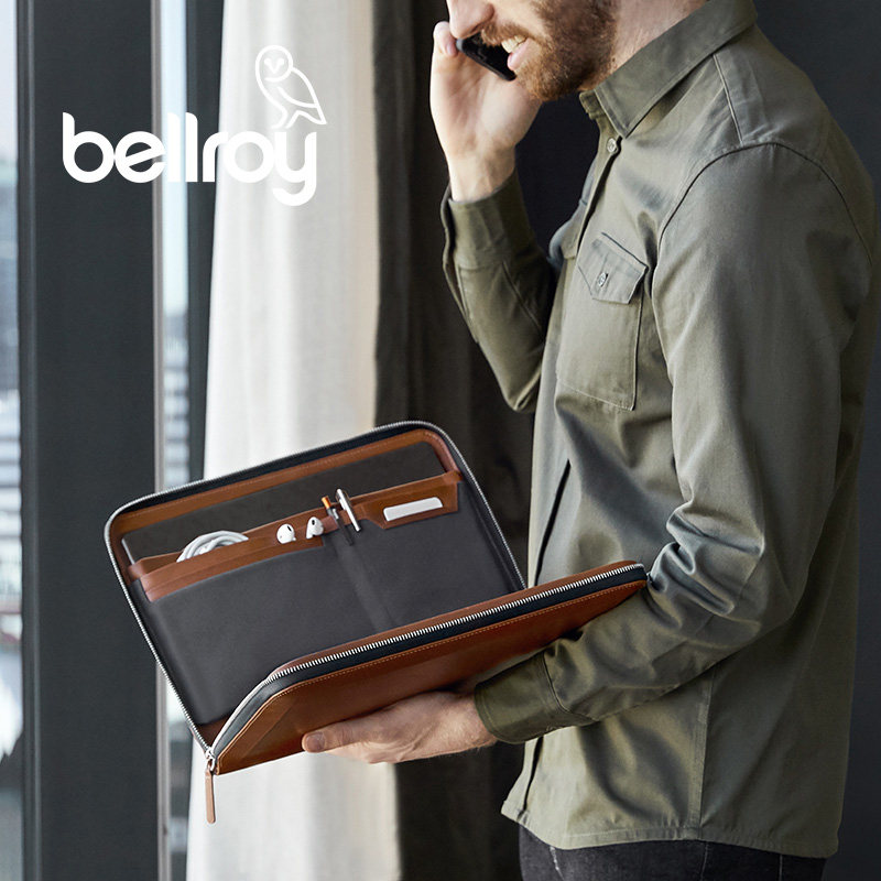 Bellroy Australia Tech Folio Niu leather laptop 13 inch collection folder Business light extravaganza