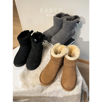 (Egg Ding Chengpin) Snow Boots Women 2021 Bow Н UGG Е D fur one warm cotton shoes