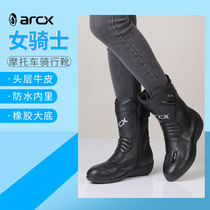 Womens motorcycle boots Motorcycle riding boots Motorcycle riding boots Racing boots ARCX Waterproof motorcycle shoes boots