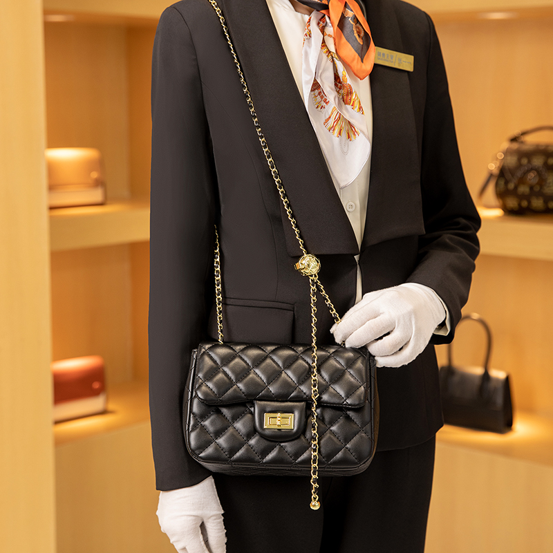 Miyin New 2022 Golden Pearl Diamond Chain Adjustable Small Bag Fashion Versatile Small Fragrance Wind One Shoulder Messenger Bag - Taobao