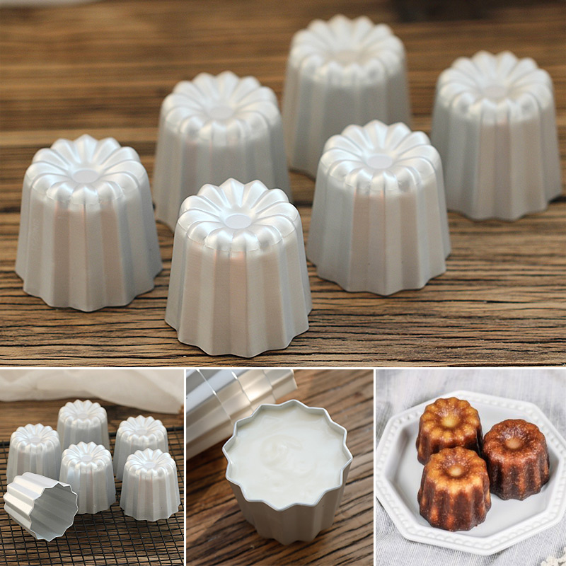 Sanneng Luli small cake mold home oven baking flower-shaped pudding mini anode cake mold SN6253