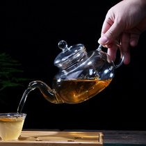 Senyu glass teapot high temperature thick bubble teapot with filter heat-resistant glass kettle flower antique teapot
