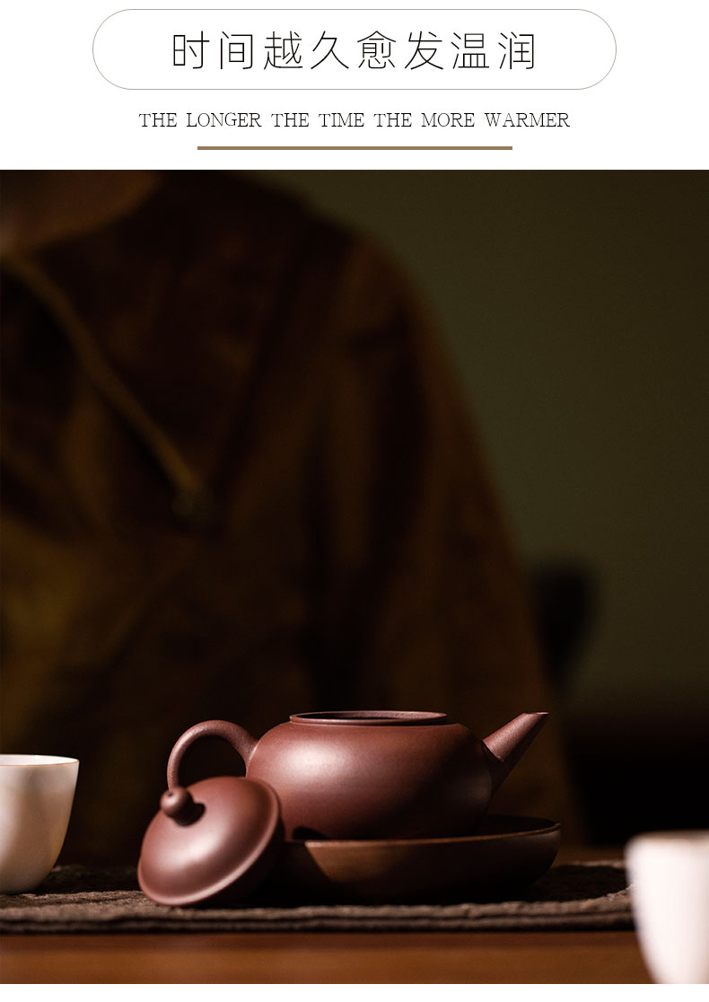 Mountain sound two optional level of purple clay pot of ore size yixing purple clay it little teapot