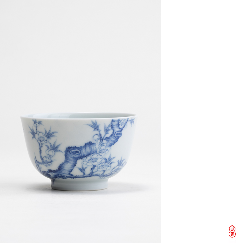 After the rain the world April day master cup jingdezhen high temperature ceramic teacups hand - made porcelain cup master