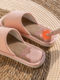 Linen slippers for women, summer outdoor wear, indoor home, non-slip soft bottom home, four-season cotton and linen slippers for men