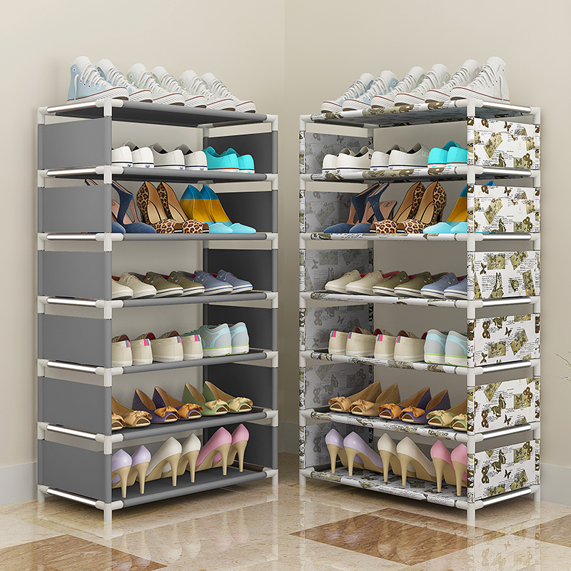 Shoe rack multi-layer simple household economical dustproof assembly dormitory dormitory small shoe rack storage cabinet household