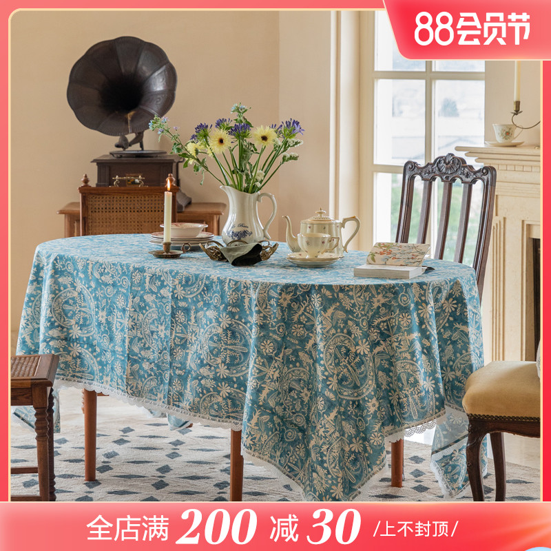 Customized design of tea tablecloth tablecloth in Paris water-proof tablecloth