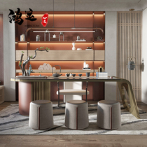 New Chinese tea table and chairs Combined meditation Modern minimalist Tea Table table Living room Home Office Bubble Tea Table
