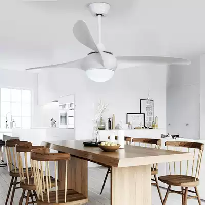 Ceiling fan lamp household living room dining room electric fan lamp industrial retro ceiling fan lamp wood leaf American electric fan chandelier ceiling