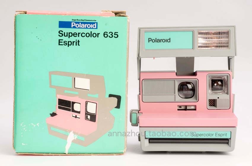 Polaroid Polaroid Supercolor 635 Esprit green powder gray three-color box said spot