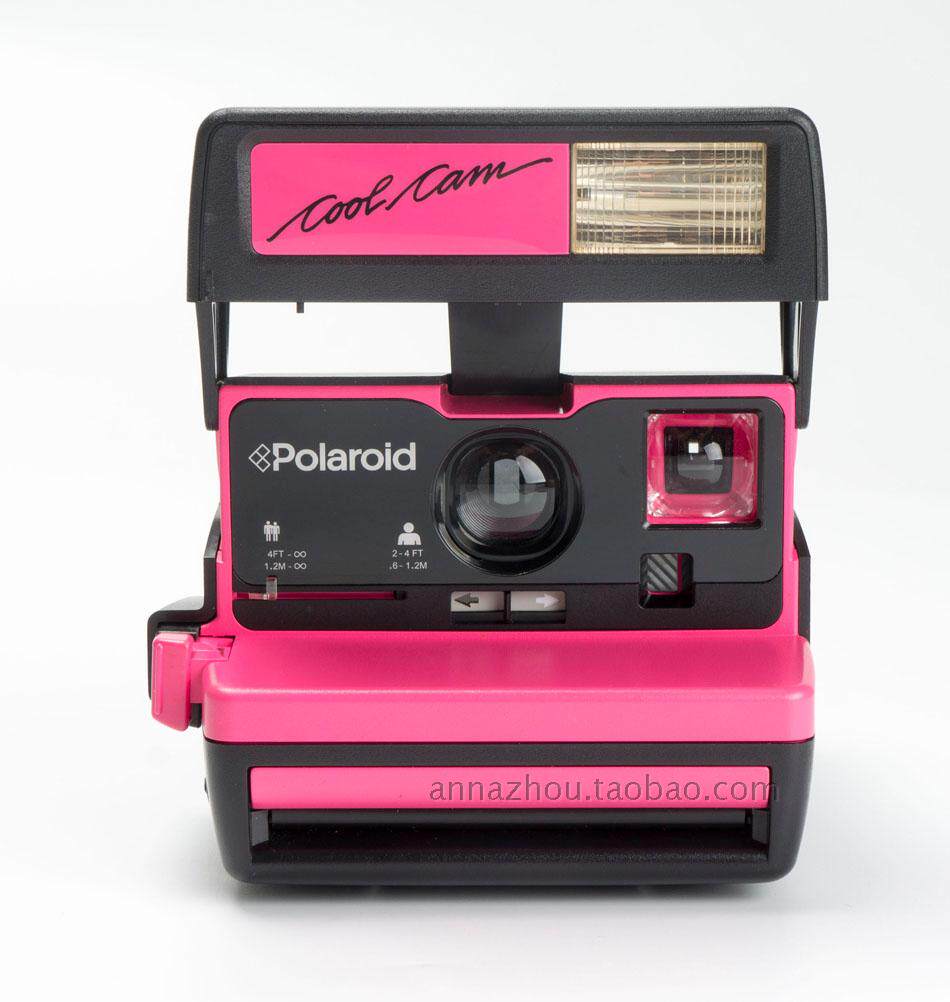 Polaroid 636 Series CoolCam Series Pink Black One Imaging Camera is shot new