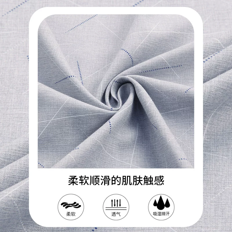 Summer clothing, comfortable thin shirt, for middle age