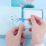 Набор материалов для школьников в стиле древности, металлическая классическая китайская лента, «сделай сам», с вышивкой