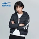 Erke Hongxing Erke Sports Life Series Warm Jacket Áo khoác ngắn thể thao nữ 52218412007 - Thể thao xuống áo khoác