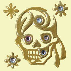 Shanghai spot Japan straight away with high time painted sketmaker skull phone stickers