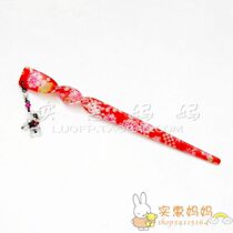 Shanghai Spot Japan Straight sent to Kyoto Wrinkle Silk Cherry Blossom Crystal Pearl Streaming Su Hair Color