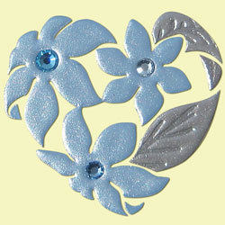 Shanghai Spot Japan Straight Away With High Time Painted Flowers Loving Blue Phone Stickers