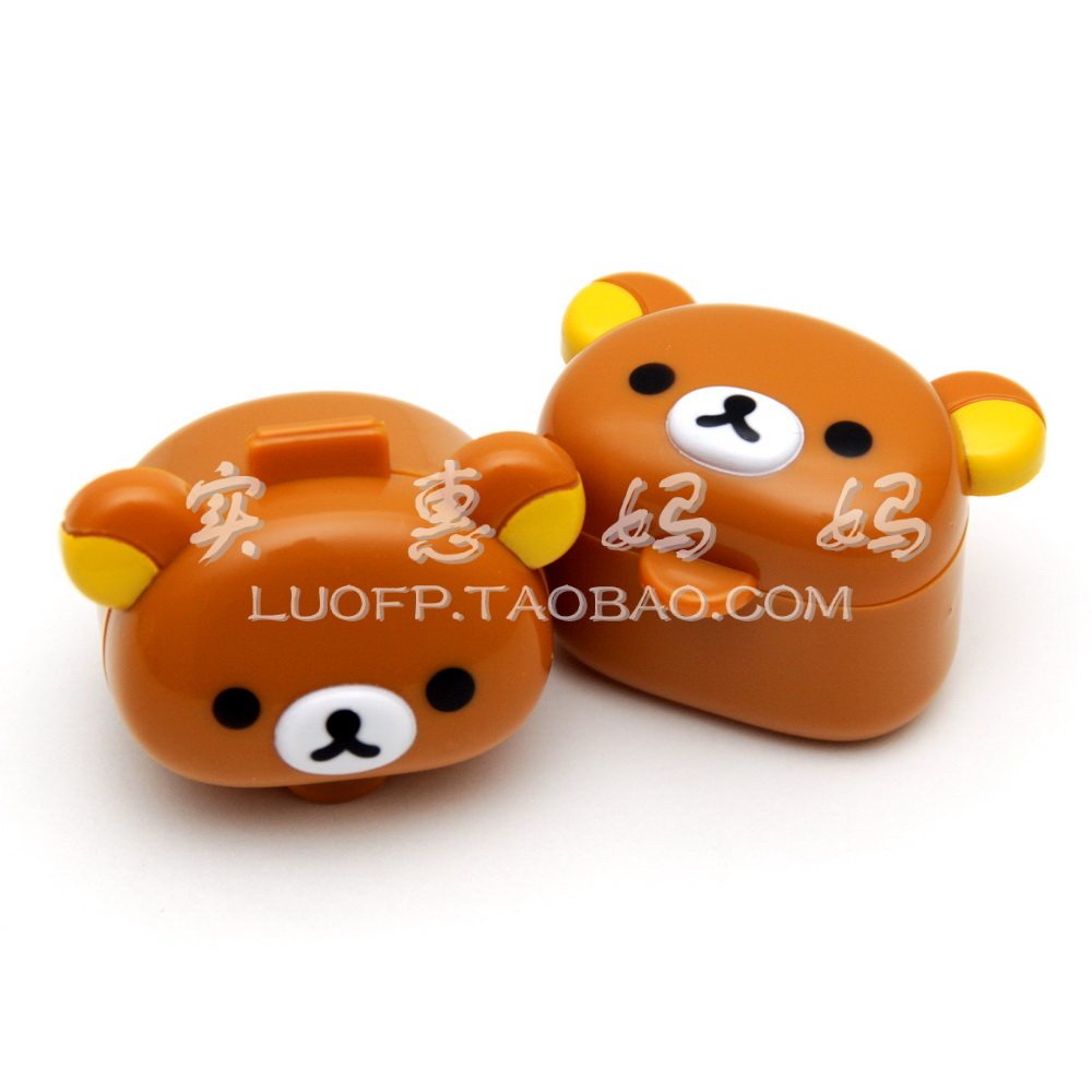 Import Special Price Spot Japan Straight Delivery Rilakkuma Easy Bear Seasoning Case Storage Box Brown * 2