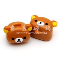 Import Special Price Spot Japan Straight Delivery Rilakkuma Easy Bear Seasoning Case Storage Box Brown * 2
