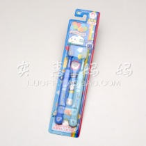 Shanghai spot made in Japan 3-6 years old Shinkansen baby childrens toothbrush(2) Blue sky blue